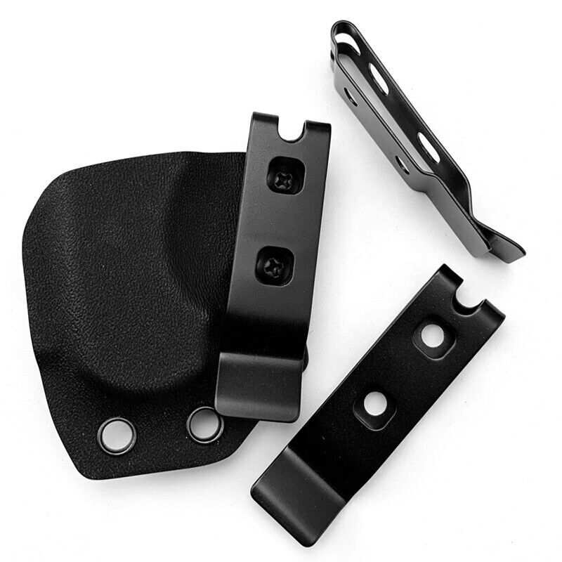 2PCS Stainless Steel Belt Clips for Kydex Knife Sheath Hunting