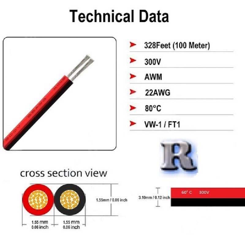 1-50m Anschluss Kabel Leiter Verlängerung für Led Streifen Strip 2/3/4/5/6 PIN