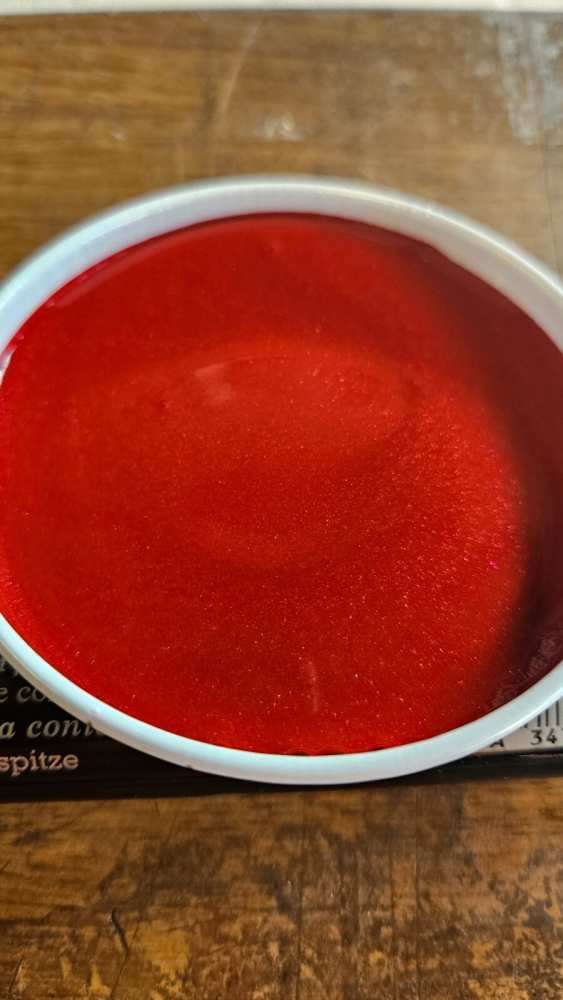 1 lt Firecracker Red Metallic Cellulose Car Paint Custom Colours Ready For Use