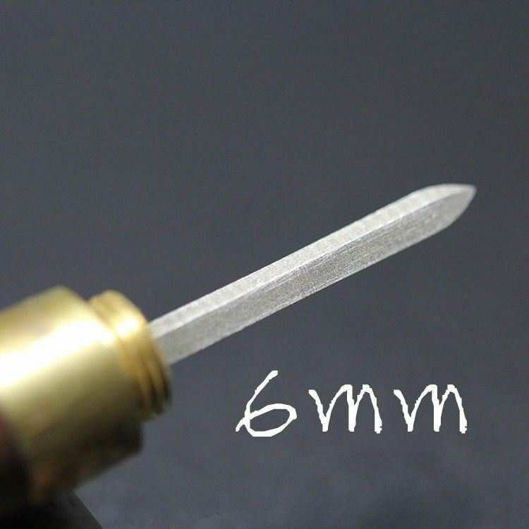 Sandalwood  Leather Craft Sewing Kit  Diamond Awl DIY Tool 3mm 4mm 5mm 6mm