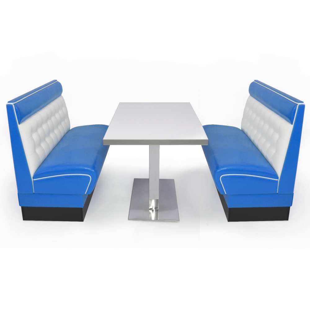 American Dinerbank Chicago Set II schwarz-weiß, Fifties-Sixties Retro