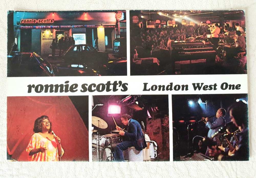 Original Jazz Musiker Autogramme Dizzy Gillespie , Ronny Scott...auf Postkarte
