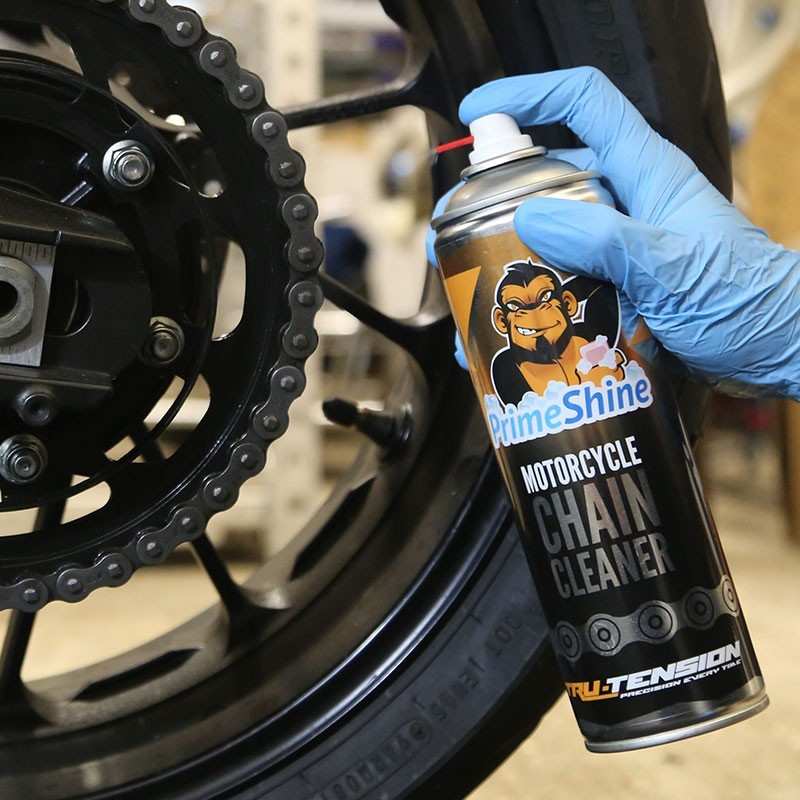 Tru-Tension | Motorcycle Chain Cleaner | Motorbike Cleaning Spray | 500ml