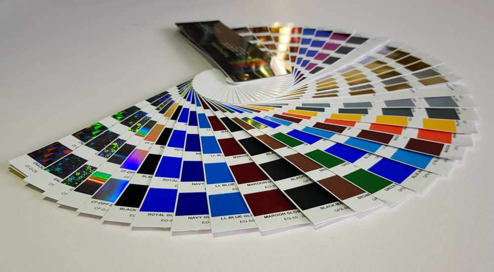 Crackle holographic Foil, used for hot foil stamping or craft 155mm x 122Mtrs &nbsp;